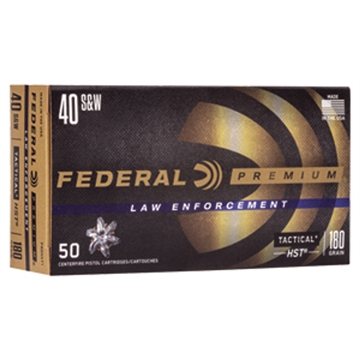 Picture of FEDERAL PREM 40S&W 180GR HST JHP 50RD BOX 1000RD CASE P40HST1
