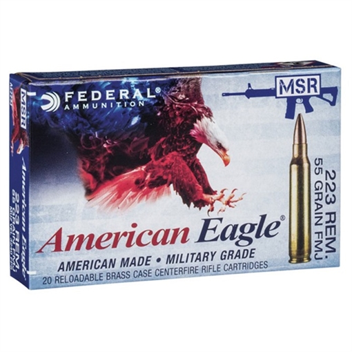 Picture of FEDERAL AMERICAN EAGLE PROMO AMO 7.62X51 NATO 168GR OTM M1A 20RD BOX (10 BOX CASE) A76251M1A