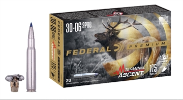 Picture of Federal Premium Terminal Ascent 30-06Springfield 175gr 20 Per Box/10 Case P3006TA1