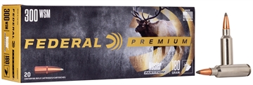 Picture of Federal Premium Vital-Shok Rifle Ammunition .300 WSM 180 gr PT 2980 fps - 20/ct P300WSMB