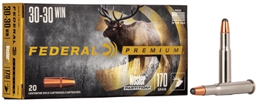 Picture of Federal Premium Vital-Shok Rifle Ammunition .30-30 Win 170 gr PT 2200 fps - 20/ct P3030D