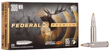 Picture of Federal Premium Vital-Shok Rifle Ammunition .308 Win 165 gr TBT 2700 fps - 20/ct P308TT2