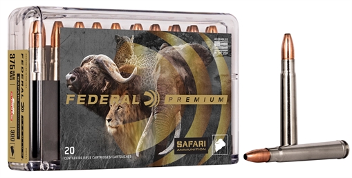 Picture of Federal Premium Safari Cape-Shok 375H&HMag 300gr Swift A Frame 20 Per Box/10 Case P375SA