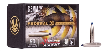 Picture of Federal PB264TA2   6.5mm .264 140gr Terminal Ascent 50 Per Box/4 Case