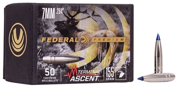 Picture of Federal Premium Terminal Ascent Component 7mm 155gr 50 Per Box/4 Case PB284TA1