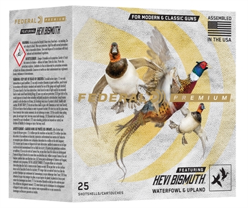 Picture of Federal Premium HEVI-Bismuth 12Gauge 3" 1 3/8oz 3Shot 25 Per Box/10 Case PHBX1383
