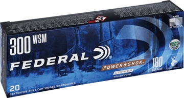 Picture of Federal Power-Shok 300WSM 180gr Jacketed Soft Point 20 Per Box/10 Case 300WSMC