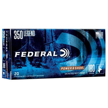 Picture of Federal FEDERAL POWER SHOK 350 LEGEND 180GR SP 20BX 350LA
