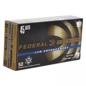 Picture of FEDERAL PREM HST 45ACP 230GR JHP 50RD BX 1000RD CASE P45HST2