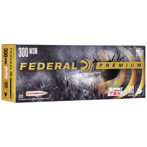 Picture of Federal Premium 300WSM 180gr Barnes TSX 20 Per Box/10 Case P300WSMF