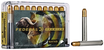 Picture of Federal Premium Safari Cape-Shok 458WinMag 400gr Trophy Bonded Bear Claw 20 Per Box/10 Case P458T1