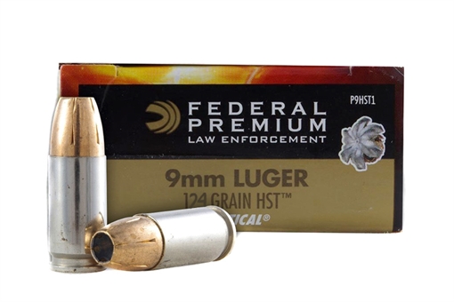 Picture of Federal Premium Ammunition Premium 9mm Luger HST JHP P9HST1 FEDEP9HST1CS