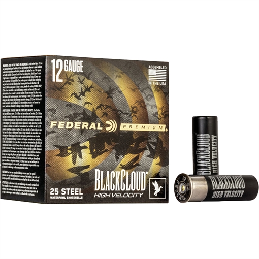 Picture of Federal Premium Black Cloud Waterfowl Shotgun Ammo 12 ga. 3 in. 1 1/8 oz. High Velocity 1 Shot 25 rd.  PWBXH143 1