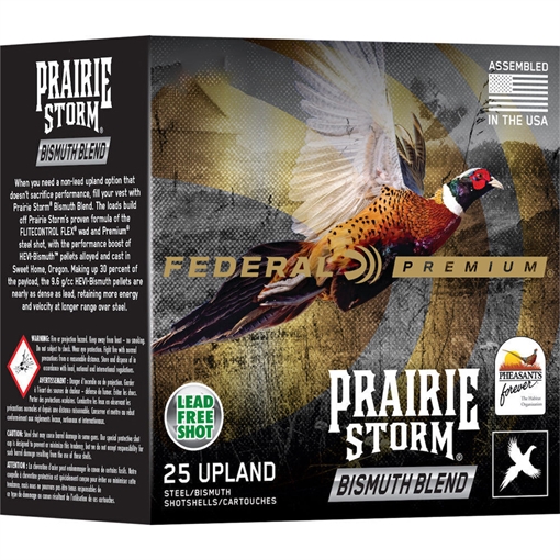 Picture of Federal Federal Premium Praire Storm Bismuth Blend 20 ga. 3 in. 7/8 oz. 3 Steel 5 Bismuth 25 rd. PFBX207 35