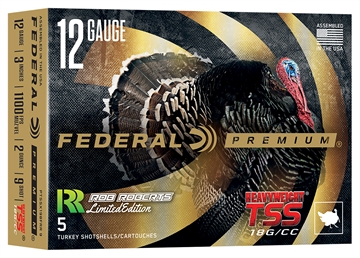 Picture of Federal Heavyweight TSS Rob Roberts Special Edition Shotshell 12ga 3" 2oz 1100 fps #9 5/ct PTSSX198FRR 9 PTSSX198FRR9