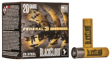 Picture of Federal Federal Premium Black Cloud Waterfowl Shotgun Ammo 20 ga. 3 in. 1 oz. 3 Shot 25 rd. PWBX209 3 PWBX2093