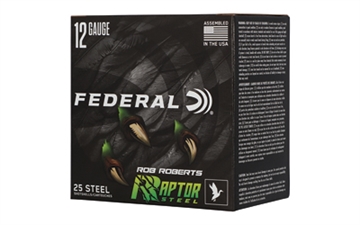 Picture of Federal Ron Roberts Raptor Steel Shotshells 12ga 3" 1-3/8oz 1400 fps #3 25/ct RRS138 3