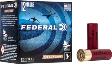 Picture of FEDERAL SPEED-SHOK HIGH VELOCITY STEEL 12GA 3" 1-1/4OZ 1 AMMO 25RD WF142 1 WF1421