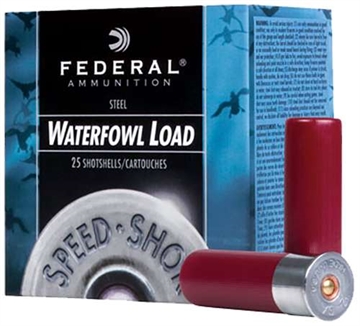 Picture of Federal Speed-Shok Waterfowl Steel - 20ga 2-3/4" 3/4oz #6-Shot 25/Box WF208 6 WF2086
