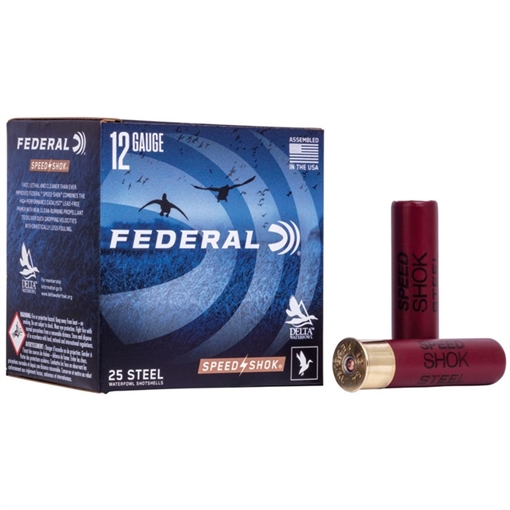 Picture of Federal SPEED-SHOK 12 GAUGE 3-1/2'' 1-3/8OZ #T SHOT 1500 FPS 25/BOX WF134 T