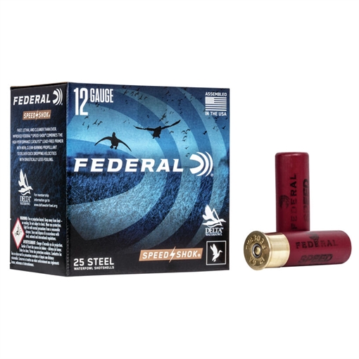 Picture of FEDERAL SPEED-SHOK HIGH VELOCITY STEEL 12GA 3" 1-1/4OZ BBB AMMO 25RD WF142 BBB