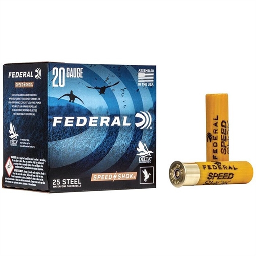Picture of Federal Speed Shok HV Steel 20ga 3'' 7/8oz #1 25/bx WF209 1