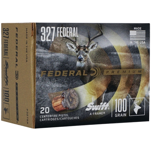 Picture of Federal Swift A-Frame Handgun Ammunition .327 Fed Mag 100gr JHP 1500 fps 20/ct P327SA