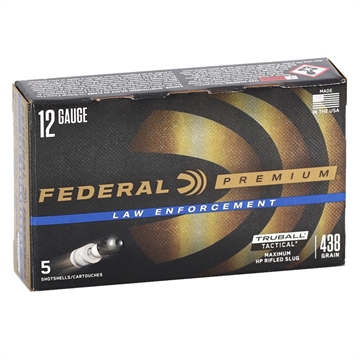 Picture of FEDERAL TACTICAL 2-3/4" 1OZ TRUBALL RIFLED SLUG 5RD BX / 250RD CS LEB127RS