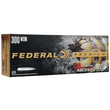 Picture of Federal Premium Terminal Ascent 300WSM 200gr 20 Per Box/10 Case P300WSMTA1