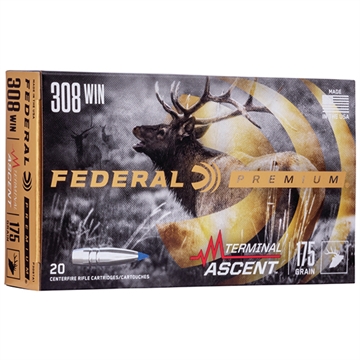 Picture of Federal Federal Premium Rifle Ammo 308 Win. 175 gr. Terminal Ascent 20 rd. P308TA1