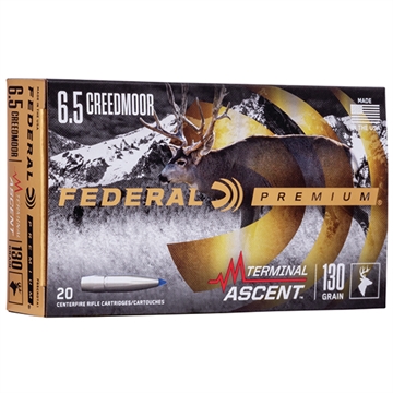Picture of Federal Premium Terminal Ascent 6.5Creedmoor 130gr 20 Per Box/10 Case P65CRDTA1