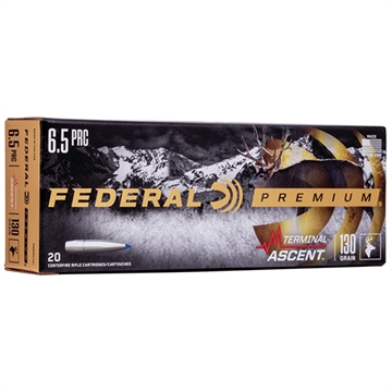 Picture of Federal Premium Terminal Ascent 6.5PRC 130gr 20 Per Box/10 Case P65PRCTA1