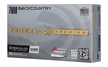 Picture of Federal Federal Premium Rifle Ammo 7mm Backcountry 155 gr. Terminal Ascent 20 rd. P7BCTA1