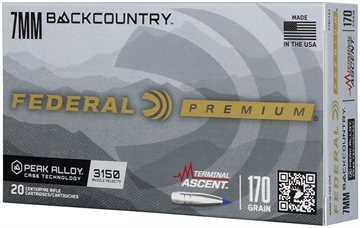 Picture of Federal Federal Premium Rifle Ammo 7mm Backcountry 170 gr. Terminal Ascent 20 rd. P7BCTA3