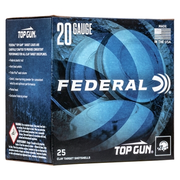 Picture of Federal Federal Top Gun Shotgun Ammo 20 ga. 2 .75 in. 7/8 oz. 9 Shot 25 rd. TG20 9 TG209