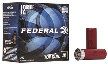 Picture of Federal Federal Top Gun Shotgun Ammo 12 ga. 2.75 in. 7/8 oz. Extra Lite 8 Shot 25 rd. TG12EL 8 TG12EL8