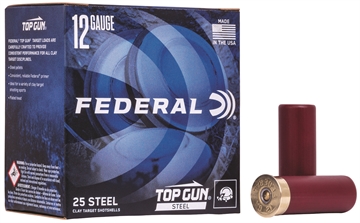 Picture of Federal Top Gun Steel Shotshells 12 ga 2-3/4" 1-1/8oz 1145 fps #7 25/ct TG147 7 TG1477