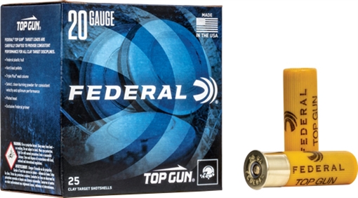 Picture of FEDERAL TOP GUN 20GA 7/8OZ #8 1210FPS 250RD CASE LOT TG208