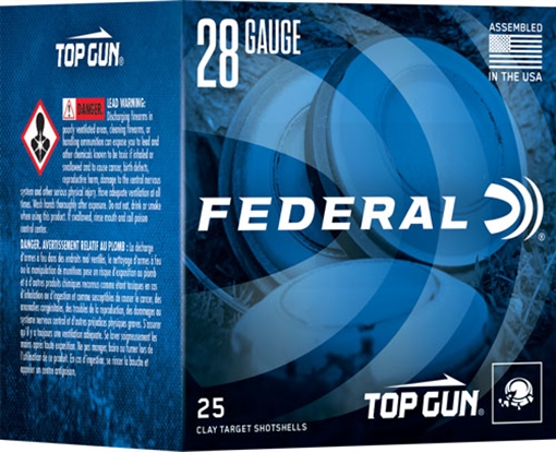 Picture of FEDERAL TOP GUN 28GA 2.75" 3/4 OZ #7.5 1330FPS 250RD CASE LOT TGS28217.5