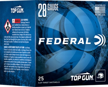 Picture of FEDERAL TOP GUN 28GA 2.75" 3/4 OZ #7.5 1330FPS 250RD CASE LOT TGS28217.5