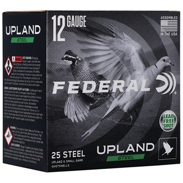 Picture of Federal Federal Upland Steel Shotgun Ammo 12 ga. 2.75 in. 1 oz. 7.5 Shot 25 rd. USH122 7.5 USH12275