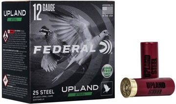 Picture of Federal Federal Upland Steel Paper Wad Shotgun Ammo 12 ga. 2.75 in. 1 oz. 1330 FPS 7.5 Shot 25 rd. USH122W 7.5 USH122W75