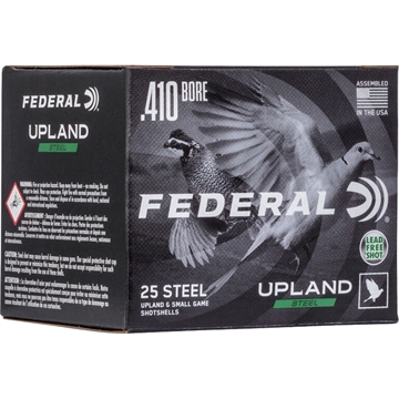 Picture of Federal Federal Upland Steel Shotgun Ammo 410 ga. 3 in. 3/8 oz. 7.5 Shot 25 rd. USH410 7.5 USH41075