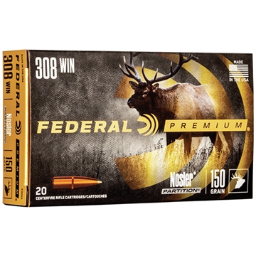 Picture of Federal Premium Vital-Shok Rifle Ammunition .308 Win 150 gr PTR 2840 fps - 20/ct P308S
