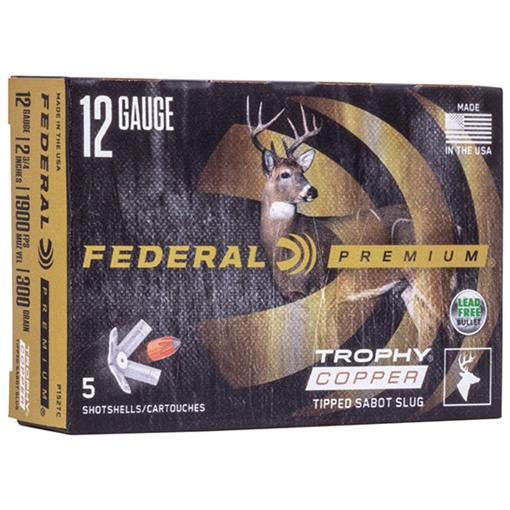 Picture of FEDERAL AMMO VITAL-SHOK S SLUG 12GA 2.75 300GR TC 5/10 P152TC
