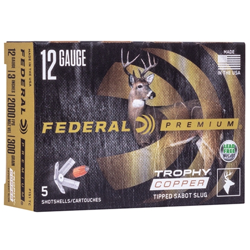 Picture of FEDERAL AMMO VITAL-SHOK S SLUG 12GA 3 300GR TC 5/10 P151TC
