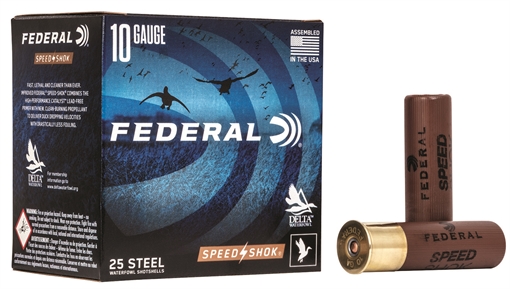 Picture of Federal Speed-Shok Shotshells10ga 3-1/2" 1-1/2oz T Shot 1450 fps 25/ct WF107 T WF107T