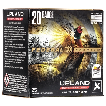 Picture of Federal Premium Wing-Shok Pheasants Forever High-Velocity 20 ga 2 3/4" MAX 1 oz #4567.5 1350 fps - 25/box PF204 6 PF2046