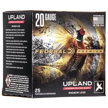 Picture of Federal Premium Wing-Shok Magnum 20Gauge 3" 1 1/4oz 6Shot 25 Per Box/10 Case P2586