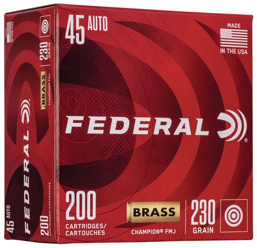 Picture of Federal Champion Training 45ACP 230gr Full Metal Jacket 200 Per Box/5 Case WM52332